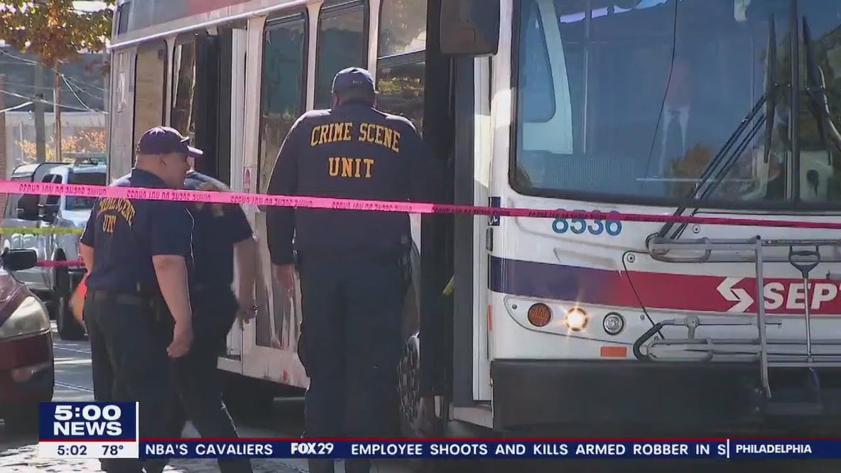 SEPTA driver shot to death onboard bus, police question female suspect